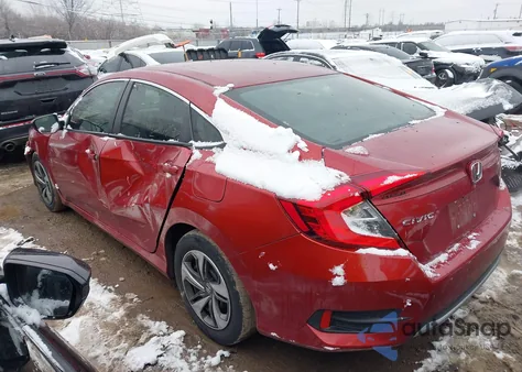 2019 Honda Civic Lx из США, поврежденный, VIN 19XFC2F63KE028250